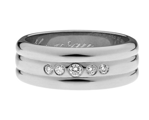 Triple | Valkokulta 750 | Kihlasormus