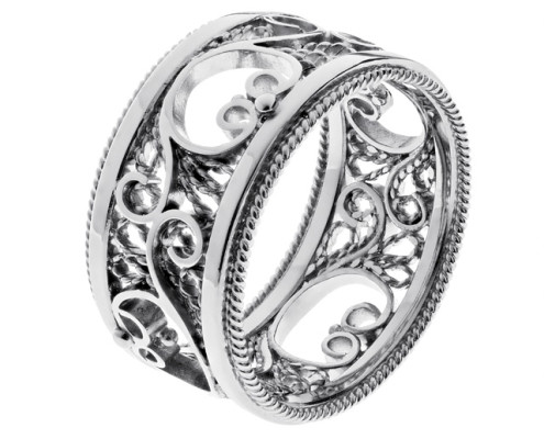 Filigraani III | Valkokulta 750 | Sormus