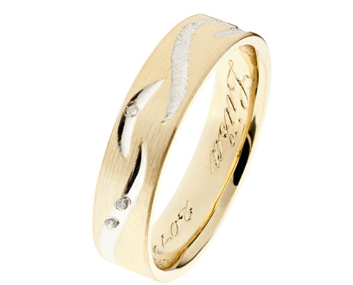 Vana | Kulta 585, timantit, rodinointi | Sormus