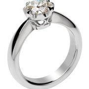 Solitaire 2 -sormus Solitaire 2 | Valkokulta 750, timantti 1.41ct F/IF | Sormus