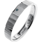 Ripple | 950-palladium, timantti | Vihkisormus