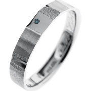 Ripple | 950-palladium, timantti | Vihkisormus